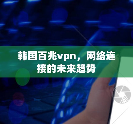 韩国百兆vpn，网络连接的未来趋势