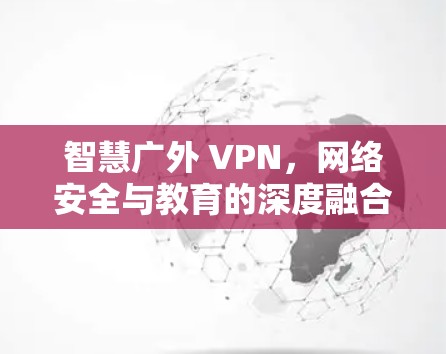 智慧广外 VPN，网络安全与教育的深度融合