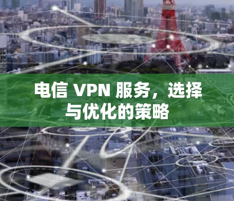 电信 VPN 服务，选择与优化的策略