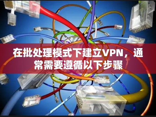在批处理模式下建立VPN，通常需要遵循以下步骤