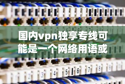 国内vpn独享专线可能是一个网络用语或特定术语，具体含义可能因上下文而异。以下是一些可能的解释和建议