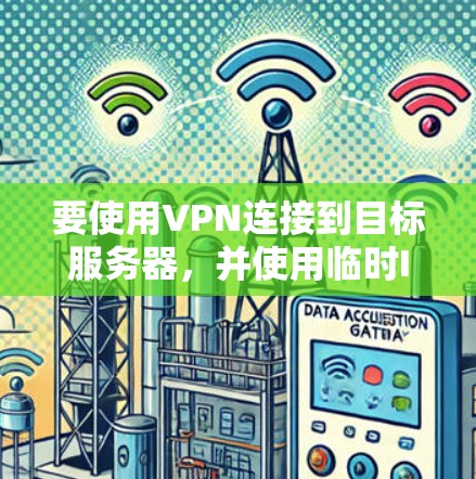 要使用VPN连接到目标服务器，并使用临时IP地址进行连接，步骤如下