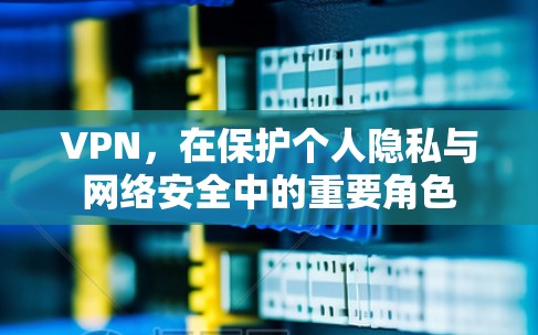 VPN，在保护个人隐私与网络安全中的重要角色