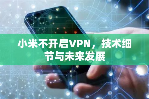 小米不开启VPN，技术细节与未来发展