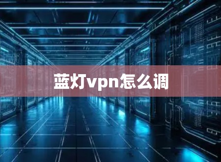 蓝灯vpn怎么调