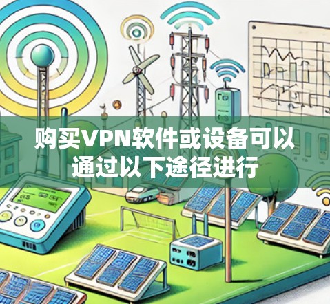 购买VPN软件或设备可以通过以下途径进行