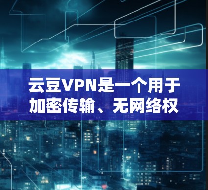 云豆VPN是一个用于加密传输、无网络权限访问的网络应用。以下是使用云豆VPN的具体步骤
