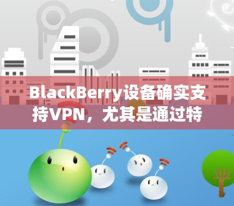 BlackBerry设备确实支持VPN，尤其是通过特定的软件和设置实现。以下是使用BlackBerry设备进行VPN的方法