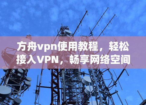 方舟vpn使用教程，轻松接入VPN，畅享网络空间