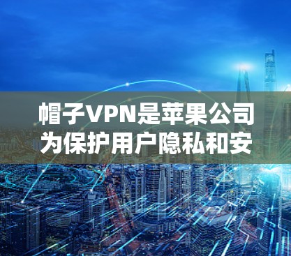 帽子VPN是苹果公司为保护用户隐私和安全开发的VPN协议，旨在提供安全的数据传输服务。以下是对帽子VPN的详细分析和建议