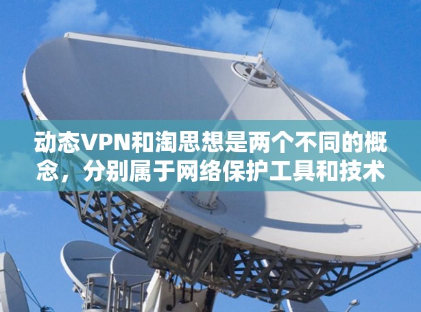 动态VPN和淘思想是两个不同的概念，分别属于网络保护工具和技术传播领域。以下是对它们的详细分析