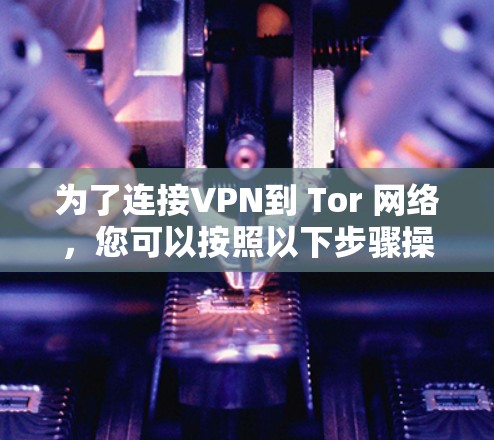 为了连接VPN到 Tor 网络，您可以按照以下步骤操作