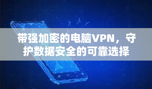 带强加密的电脑VPN，守护数据安全的可靠选择