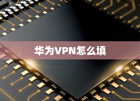 华为VPN怎么填