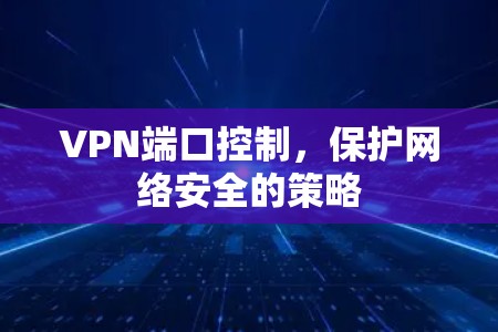 VPN端口控制，保护网络安全的策略