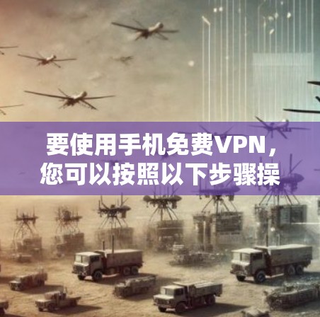 要使用手机免费VPN，您可以按照以下步骤操作