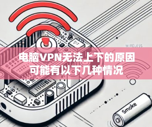 电脑VPN无法上下的原因可能有以下几种情况