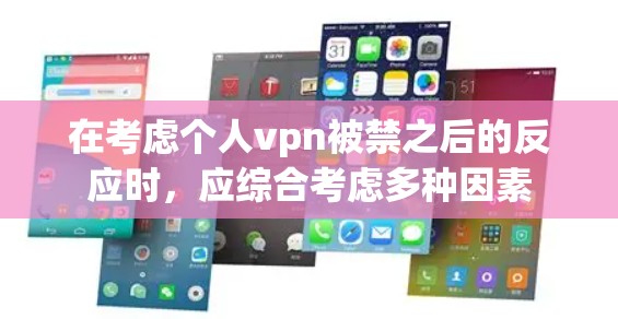 在考虑个人vpn被禁之后的反应时，应综合考虑多种因素