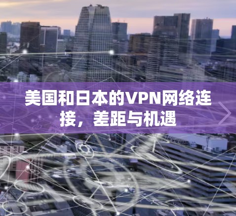美国和日本的VPN网络连接，差距与机遇