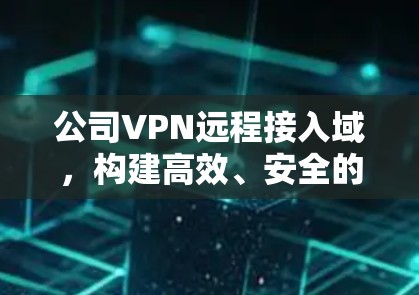 公司VPN远程接入域，构建高效、安全的网络架构