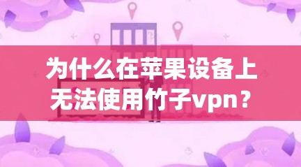 为什么在苹果设备上无法使用竹子vpn？