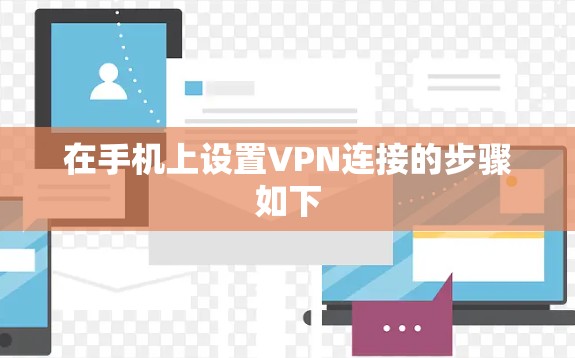 在手机上设置VPN连接的步骤如下