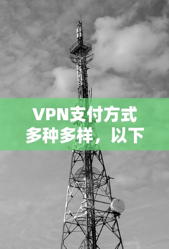 VPN支付方式多种多样，以下是常见的几种支付方式及其特点