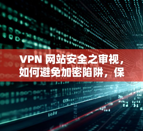 VPN 网站安全之审视，如何避免加密陷阱，保护隐私