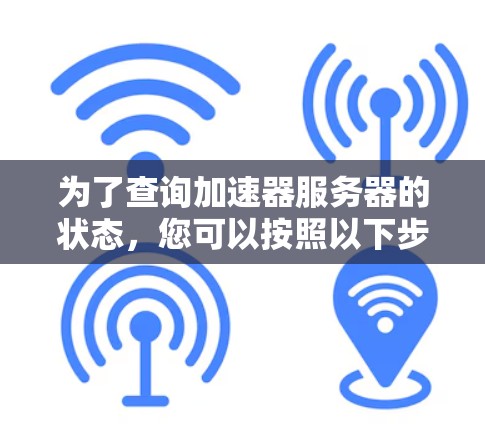 为了查询加速器服务器的状态，您可以按照以下步骤操作