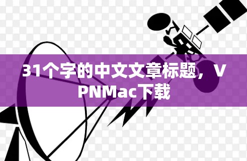 31个字的中文文章标题，VPNMac下载
