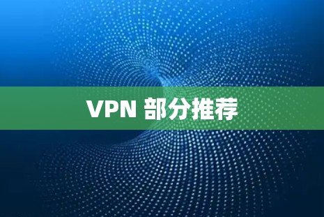 VPN 部分推荐