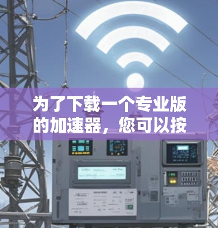 为了下载一个专业版的加速器，您可以按照以下步骤进行