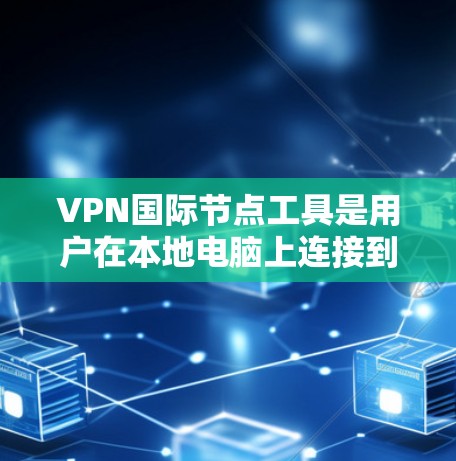 VPN国际节点工具是用户在本地电脑上连接到全球网络服务器的网络服务工具。这些工具帮助用户轻松建立和使用国际VPN服务,如视频会议和文件共享。以下是对这些工具的详细介绍 VPN国际节点工具是用户在本地电脑上连接到全球网络服务器的网络服务工具。这些工具帮助用户轻松建立和使用国际VPN服务,如视频会议和文件共享。以下是对这些工具的详细介绍