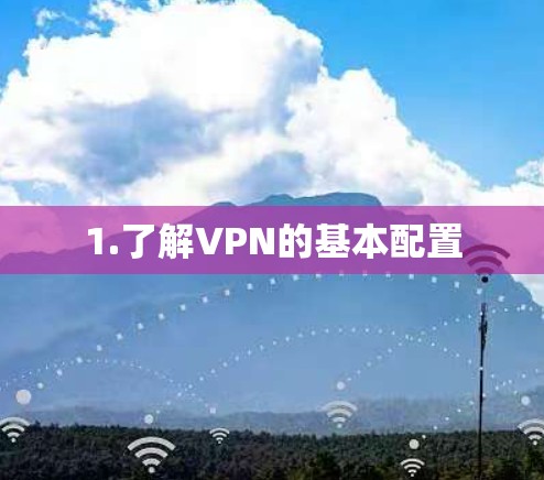 1.了解VPN的基本配置