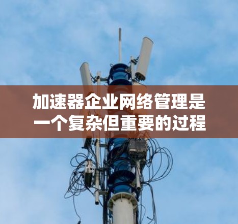 加速器企业网络管理是一个复杂但重要的过程，旨在加速网络设备的连接速度并管理网络设备的状态。以下是对加速器企业网络管理的详细分析