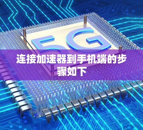 连接加速器到手机端的步骤如下