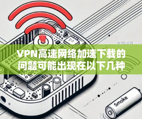 VPN高速网络加速下载的问题可能出现在以下几种情况