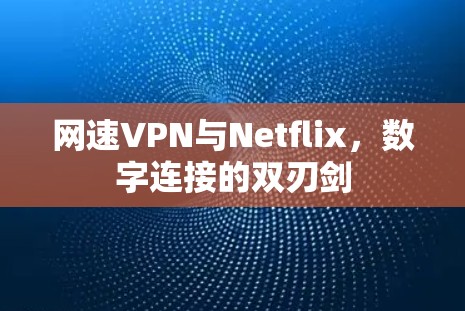 网速VPN与Netflix，数字连接的双刃剑