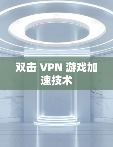 双击 VPN 游戏加速技术
