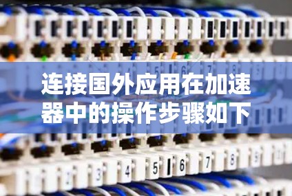 连接国外应用在加速器中的操作步骤如下