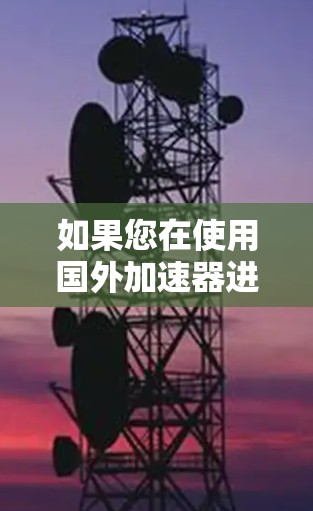 如果您在使用国外加速器进行访问时遇到了问题，以下是一些可能的解决方案