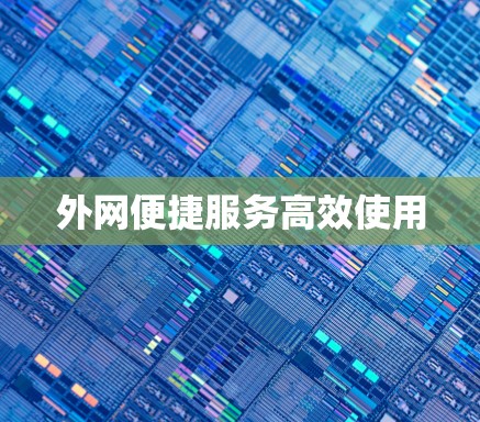 外网便捷服务高效使用