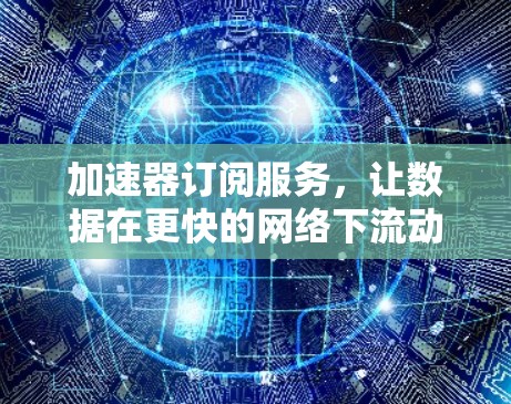 加速器订阅服务，让数据在更快的网络下流动