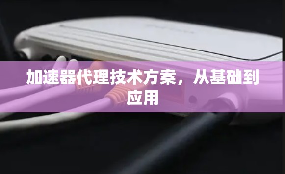 加速器代理技术方案,从基础到应用 加速器代理技术方案,从基础到应用