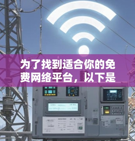 为了找到适合你的免费网络平台，以下是一步步的建议