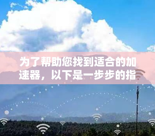 为了帮助您找到适合的加速器，以下是一步步的指南