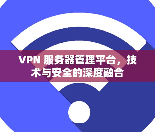 VPN 服务器管理平台，技术与安全的深度融合
