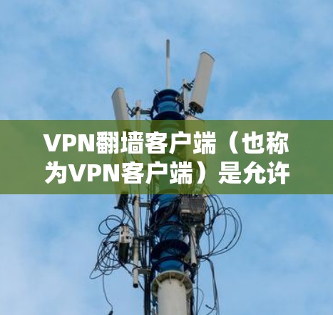 VPN翻墙客户端（也称为VPN客户端）是允许用户访问国外VPN服务的客户端，通常需要通过网络连接。以下是一些常见的VPN翻墙客户端，涵盖了免费和付费选项，适合不同需求的用户