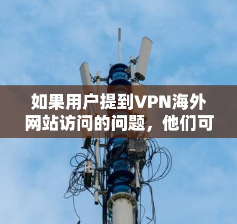 如果用户提到VPN海外网站访问的问题，他们可能遇到了以下几种问题