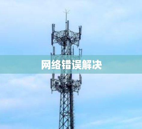 网络错误解决